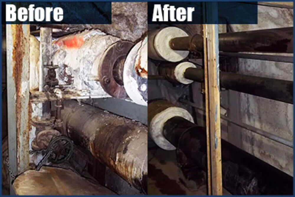 Before and After Asbestos Removal